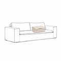 Cover Luca Original 2-Seat Sofa Eggshell
