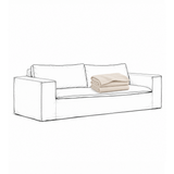 Upholstery Luca Original 2-Seater Sofa Eggshell