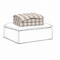 Cover Luca Ottoman Stripe Brown