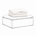 Cover Luca Footstool True White