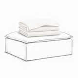 Cover Luca Footstool True White
